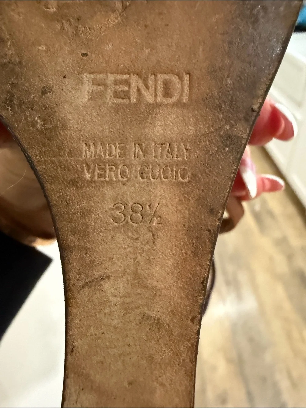 Fendi designer wedge